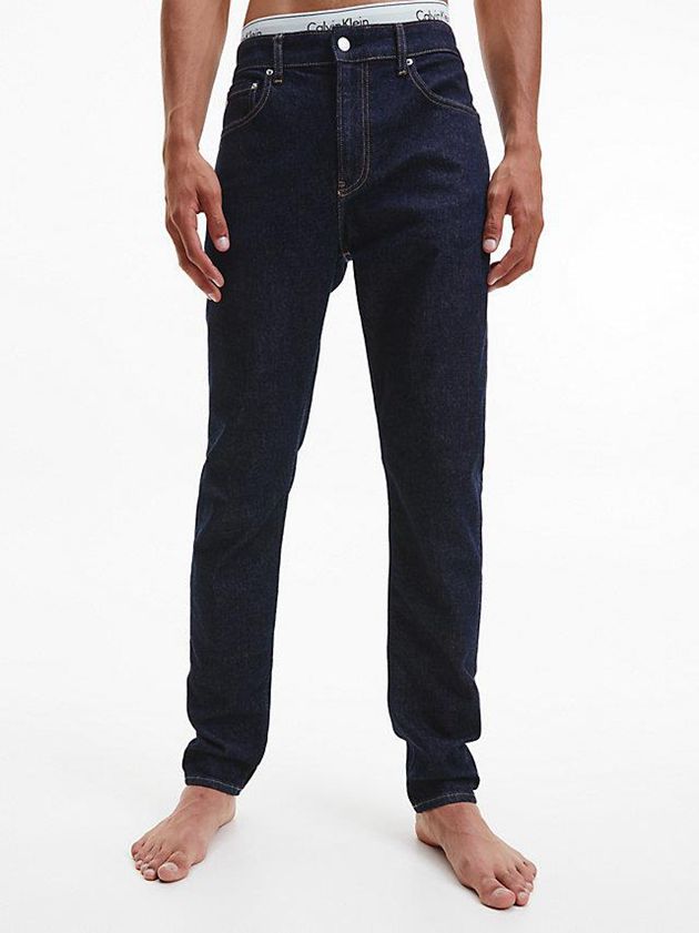 Calvin Klein USA Slim Tapered Mens Jeans Navy 7389624-LA